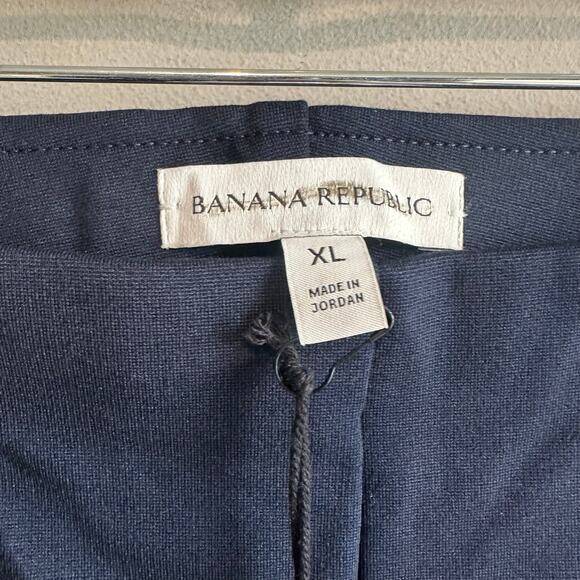 Banana Republic Wide Leg Everywhere Ponte Pant Hyper Navy Blue XL 603873 - Picture 4 of 12